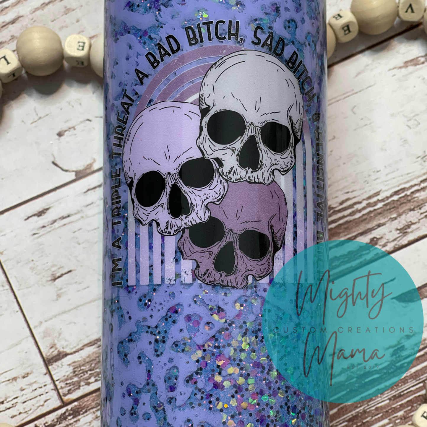 20oz Triple Threat Skelly